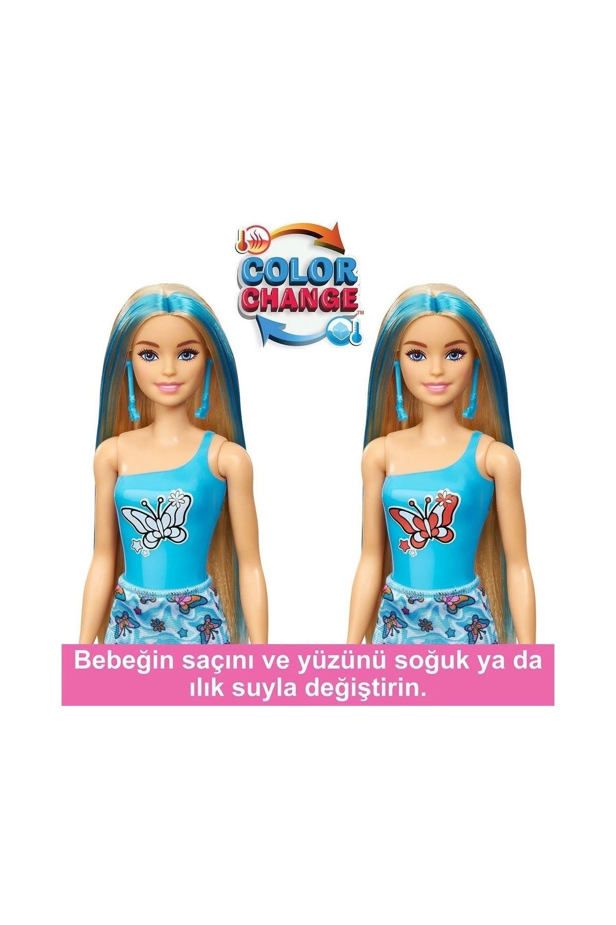 Barbie Color Reveal Renk Değiştiren Sürpriz Barbie Gökkuşağı Serisi-HRK06-Oyuncak Bebekler
