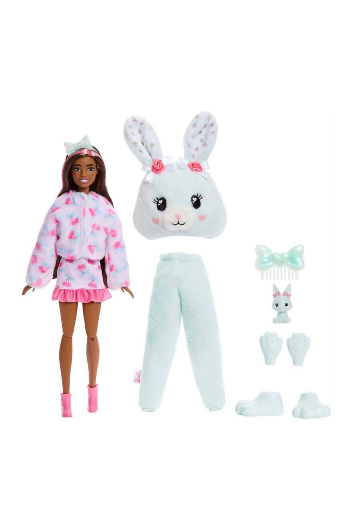 Barbie Cutie Reveal Doll & Accessories, Cuddly Series Bunny-Oyuncak Bebekler