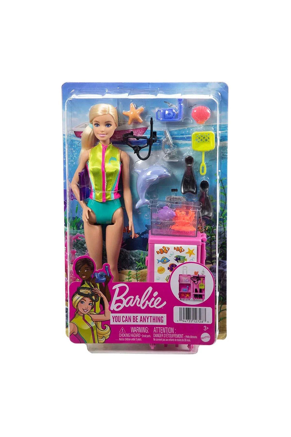 Barbie Deniz Biyoloğu Oyun Seti Hmh26-Oyuncak Bebekler