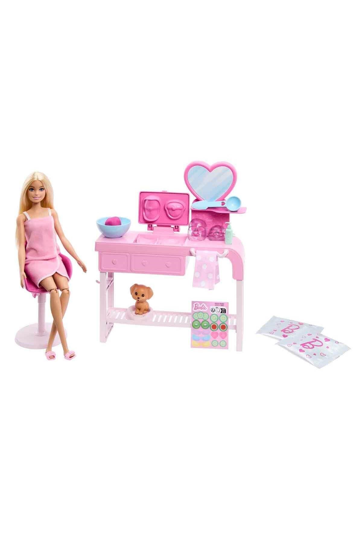 Barbie Güzellik Salonu Oyun Seti HYV31-Oyuncak Bebekler