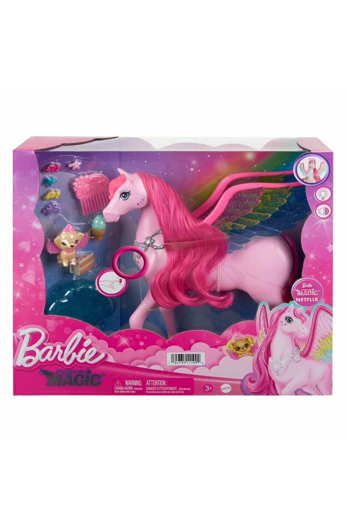 Barbie HLC40 Barbie A Touch Of Magic Peggy ve Aksesuarları-Hayvan Figürleri