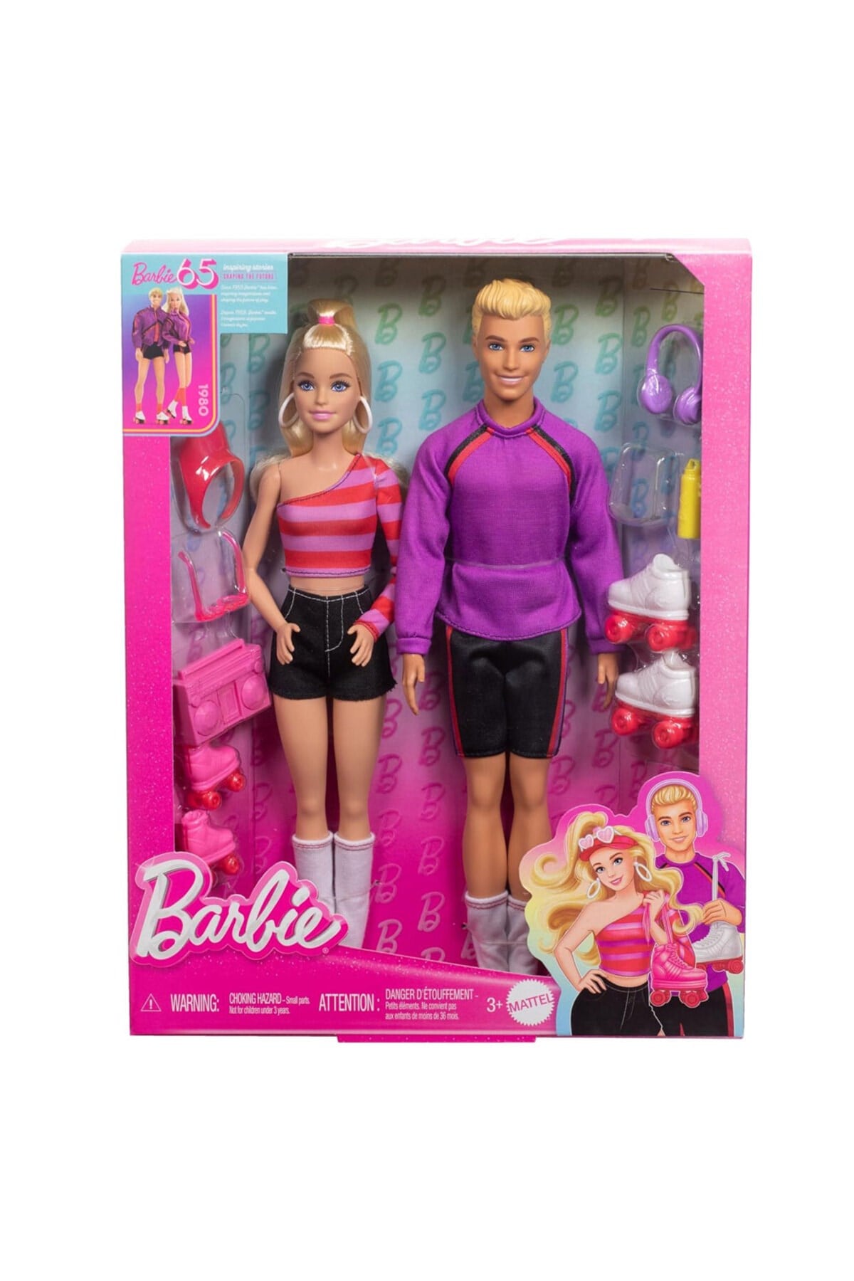 Barbie & Ken 65. Yıl 2li Parti Bebekler HXK90-Oyuncak Bebekler