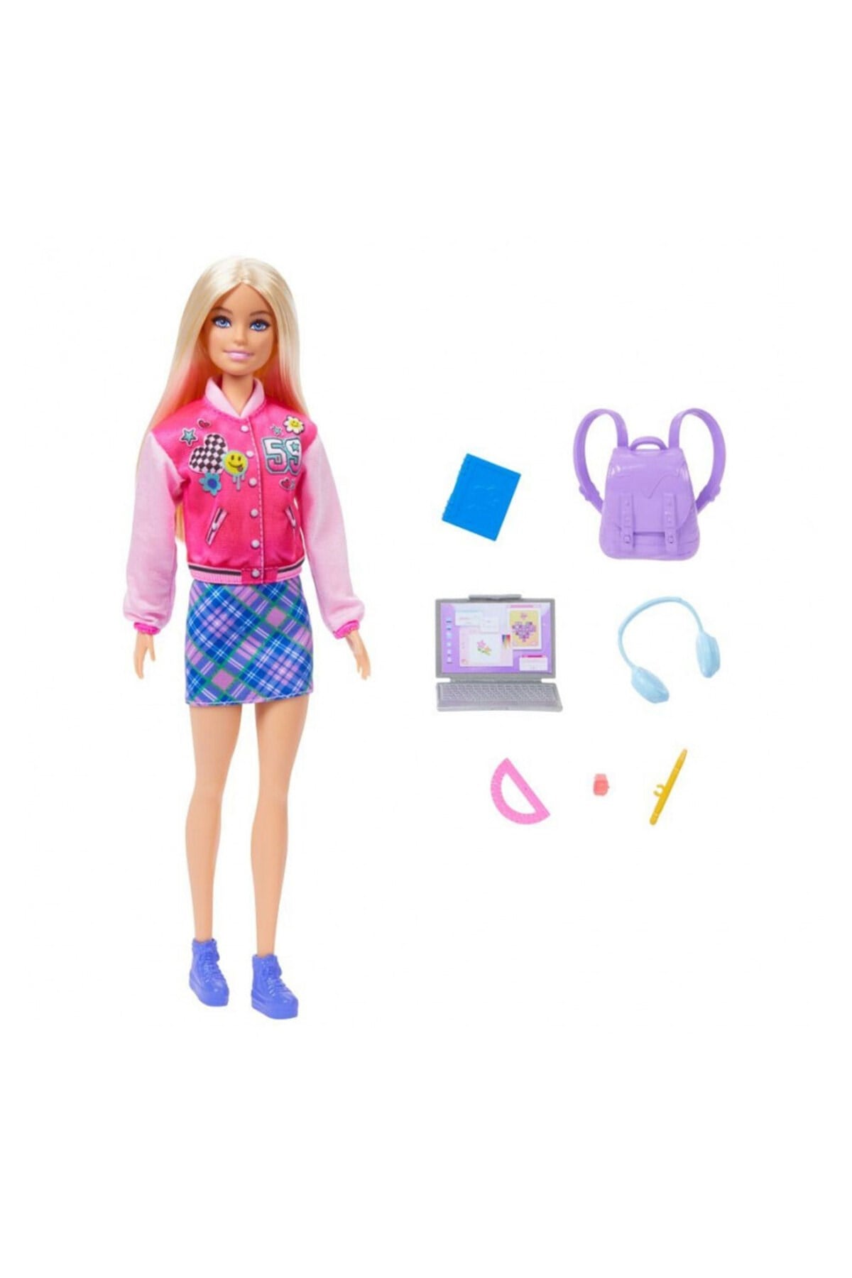 Barbie Öğrenci Bebek ve Aksesuar Seti HRG84-Oyuncak Bebekler