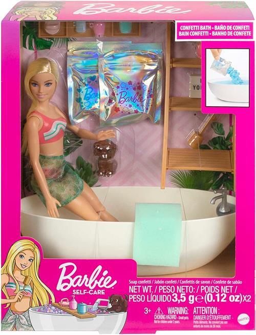 Barbie Wellness Barbi'nin Spa Günü Oyun Seti HKT92-Oyuncak Bebekler