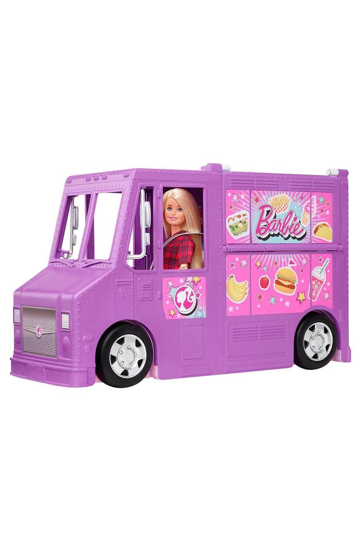 Barbie Yemek Arabası ve 30 figür GMW07-Oyuncak Bebekler