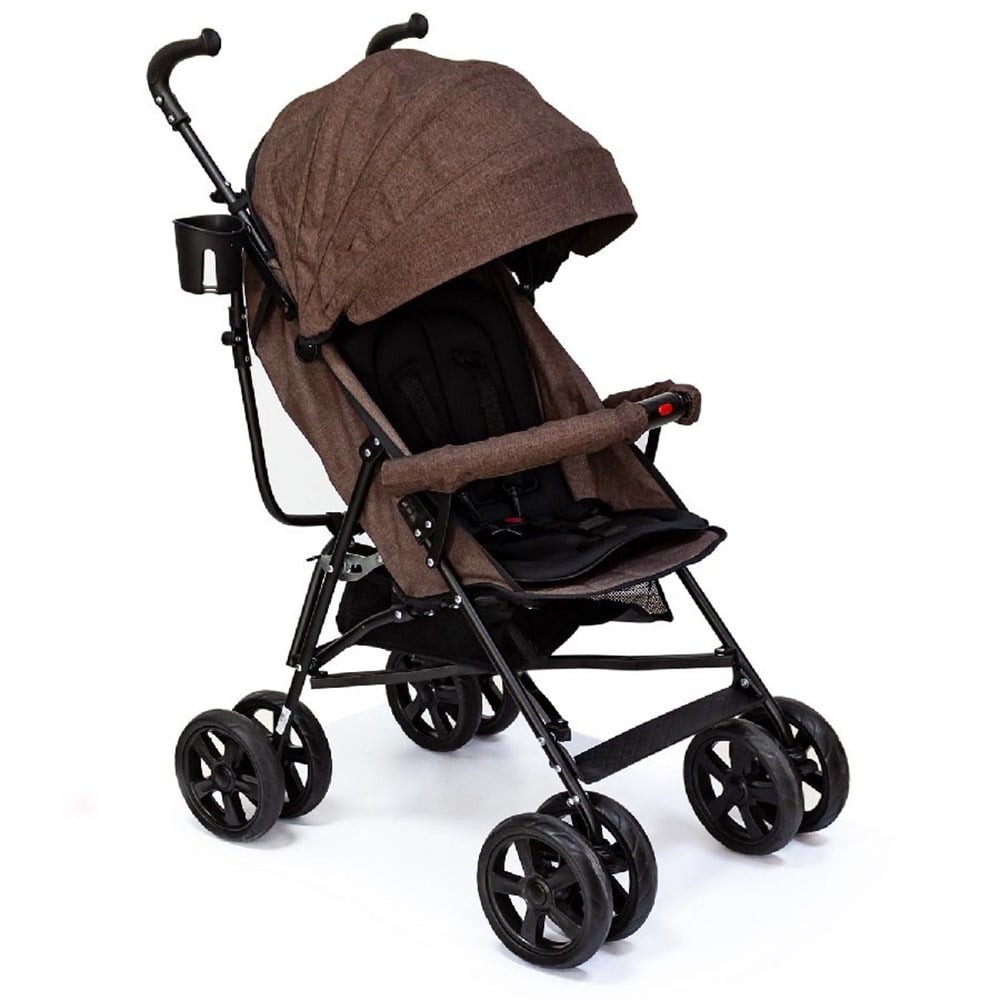 Baston Bebek Arabası Puset Sa-7 Kahverengi-Bebek Arabaları