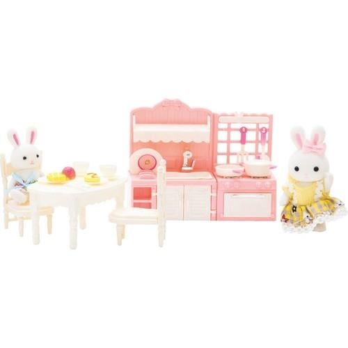 Bay Dreamy Mi̇ni̇ Tavşan Çift Katlı Mutfak Seti-Hayvan Figürleri