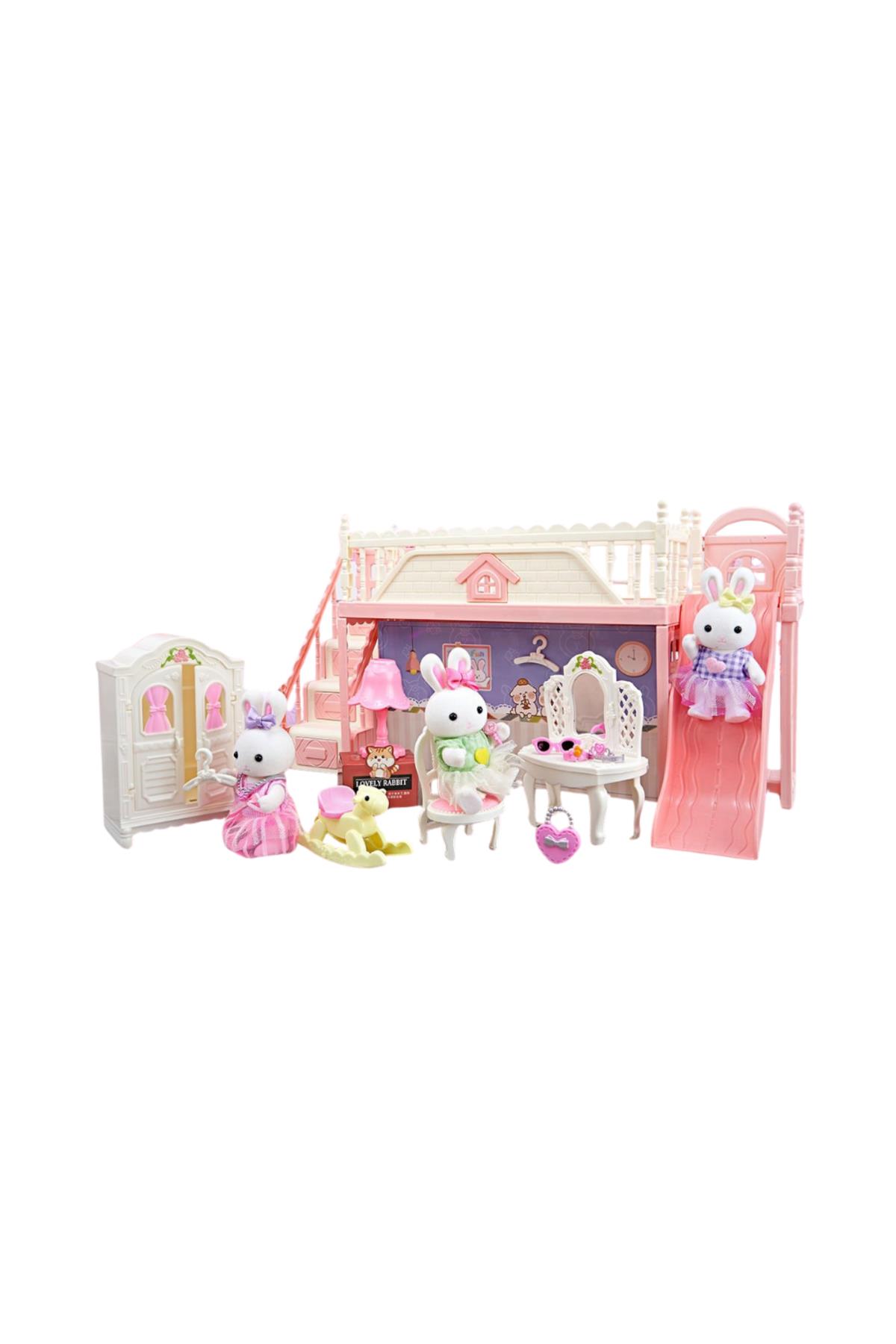 Bay Dreamy Mini Tavşan Kaydıraklı Oda Seti 6680-Karakter Figürleri