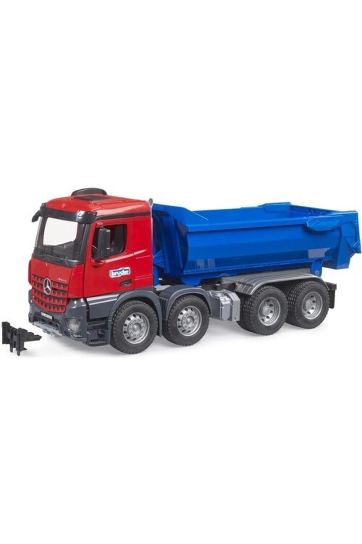 Bruder Mb Arocs Damperli Kamyonu - Kırmızı Mavi Br03621-Oyuncak Arabalar ve Kamyonlar
