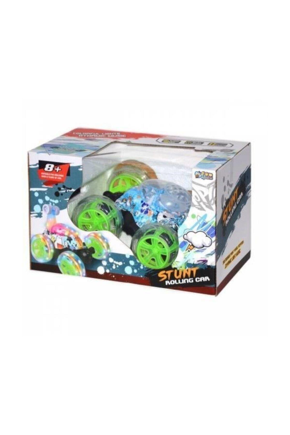 CAN Oyuncak Uzaktan Kumandalı Işıklı Şarjlı Akrobat Araba - Büyük Boy-Uzaktan Kumandalı Araçlar