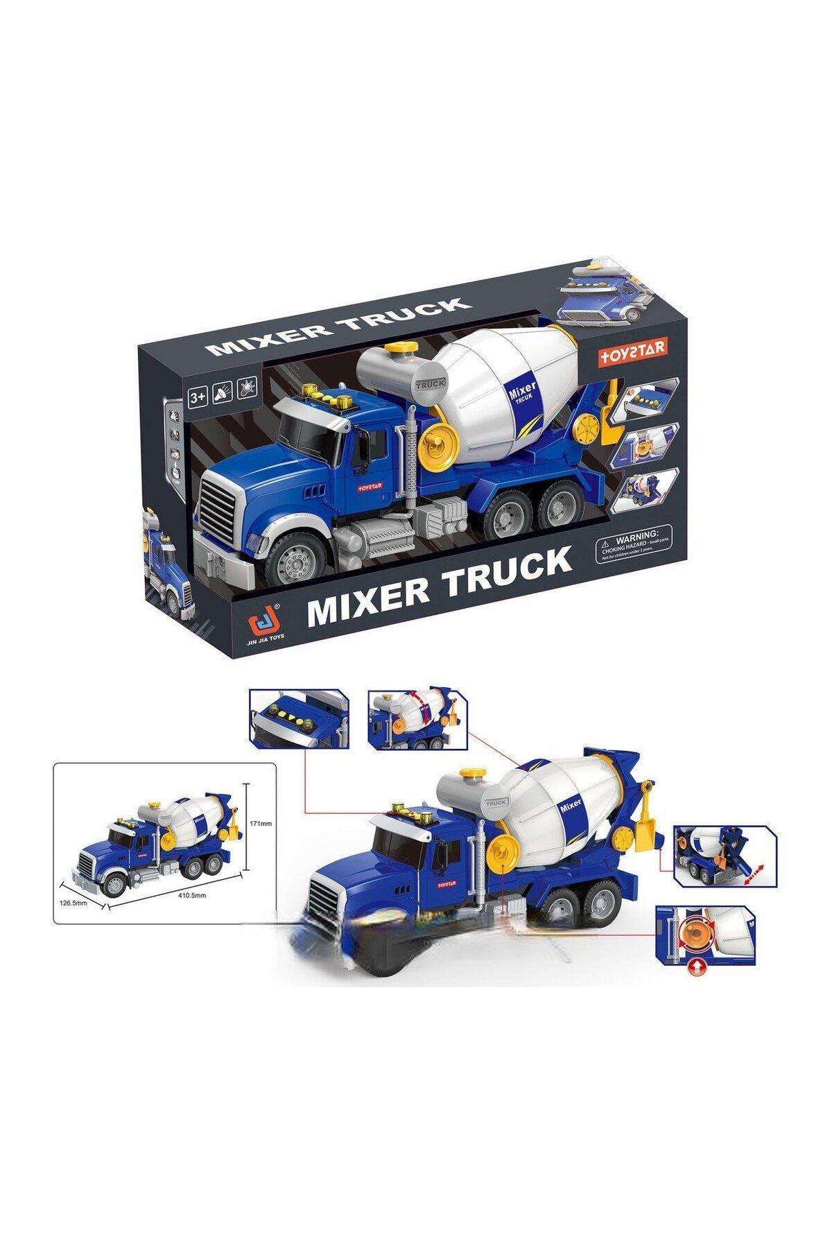 Ceren Işıklı Ve Sesli Mikser Kamyonu CTOY-666-52P-Oyuncak Arabalar ve Kamyonlar