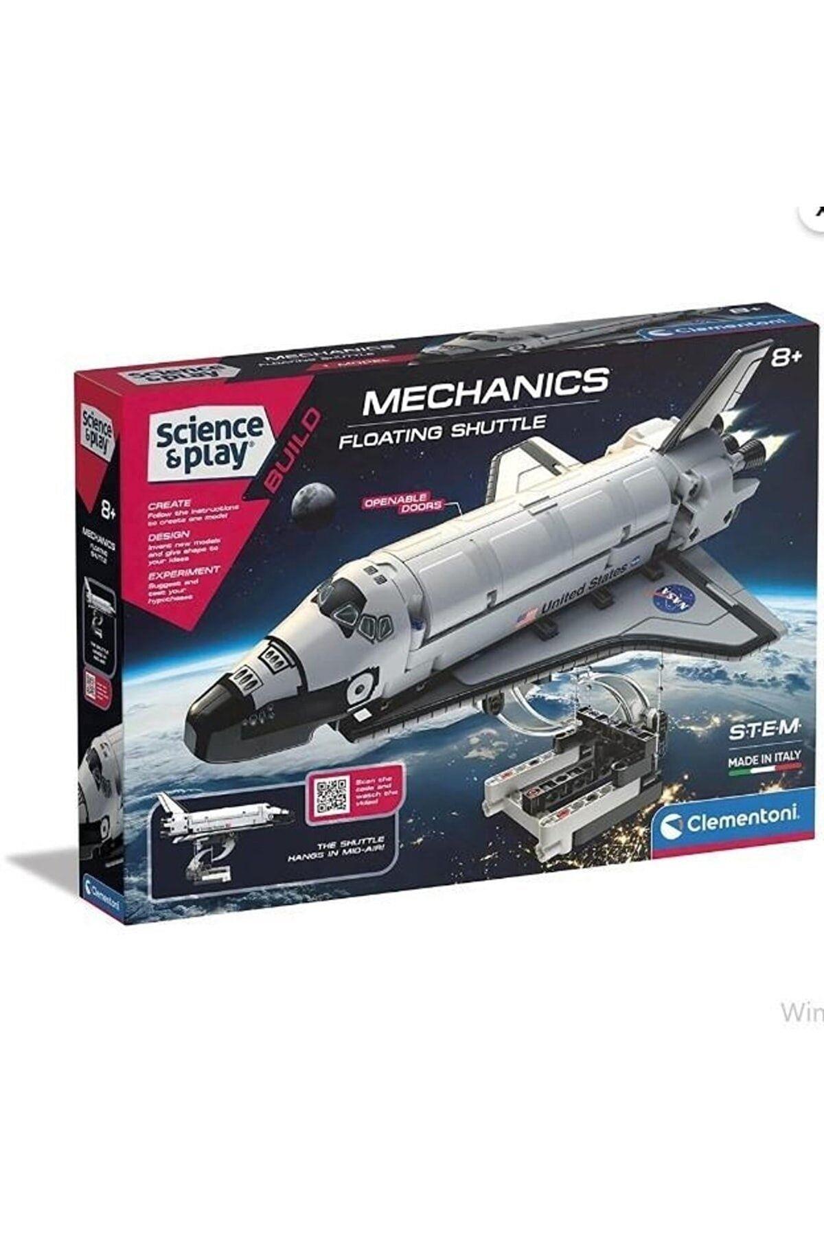 CLEMENTONI Kırtasiye Ve Oyuncak Dünyası Mekanik Laboratuvar Nasa Uzay Mekiği-Eğitici Oyuncak