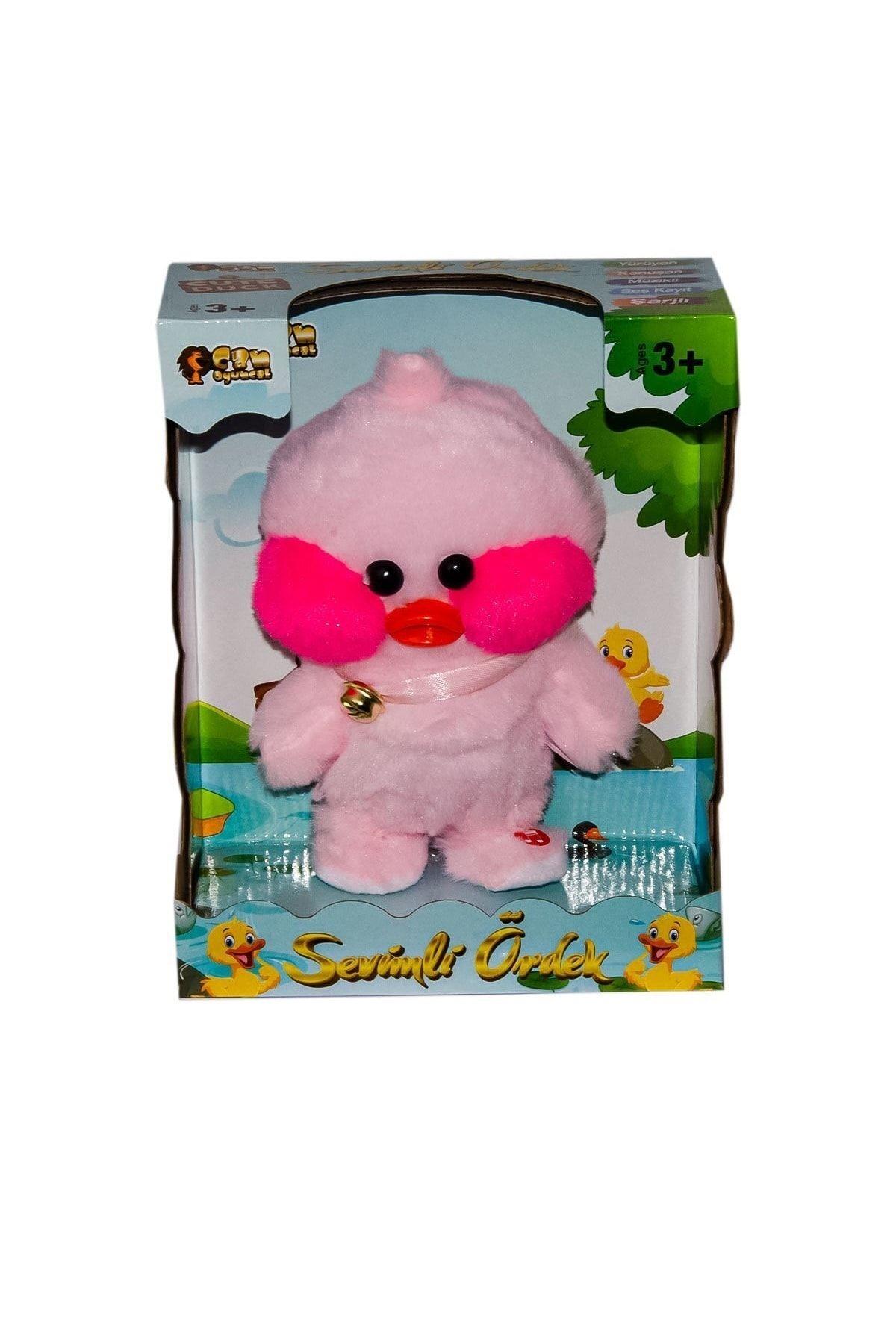 CN1905 Kutulu Ördek  Sesli Müzikli - Can Oyuncak-Hayvan Figürleri