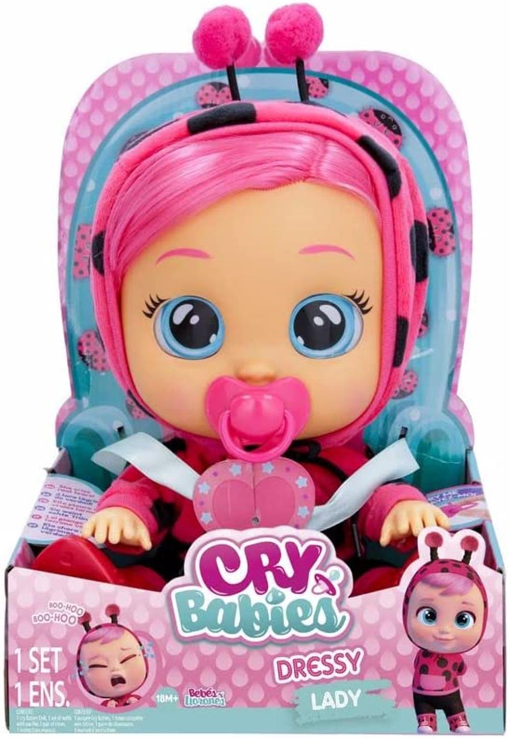 Cry Babies Ağlayan Bebekler Moda Serisi 80997 Lady-Oyuncak Bebekler