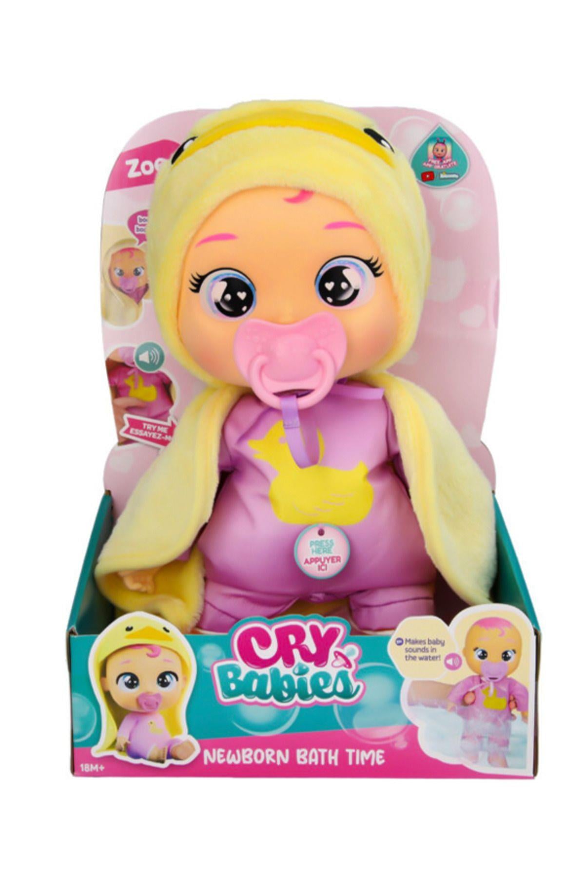 Cry Babies Love Banyo Zamanı Zoe CYB67200-Oyuncak Bebekler