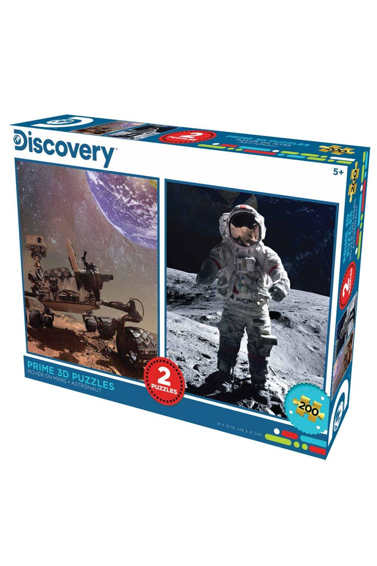 Discovery Mars Aracı ve Astronot İkili Puzzle 200 Parça 10232-Eğitici Oyuncak