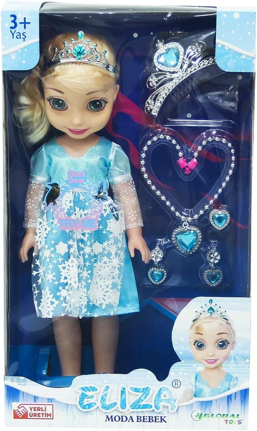 Eliza Bebek ve Takı Seti 45cm-Oyuncak Bebekler