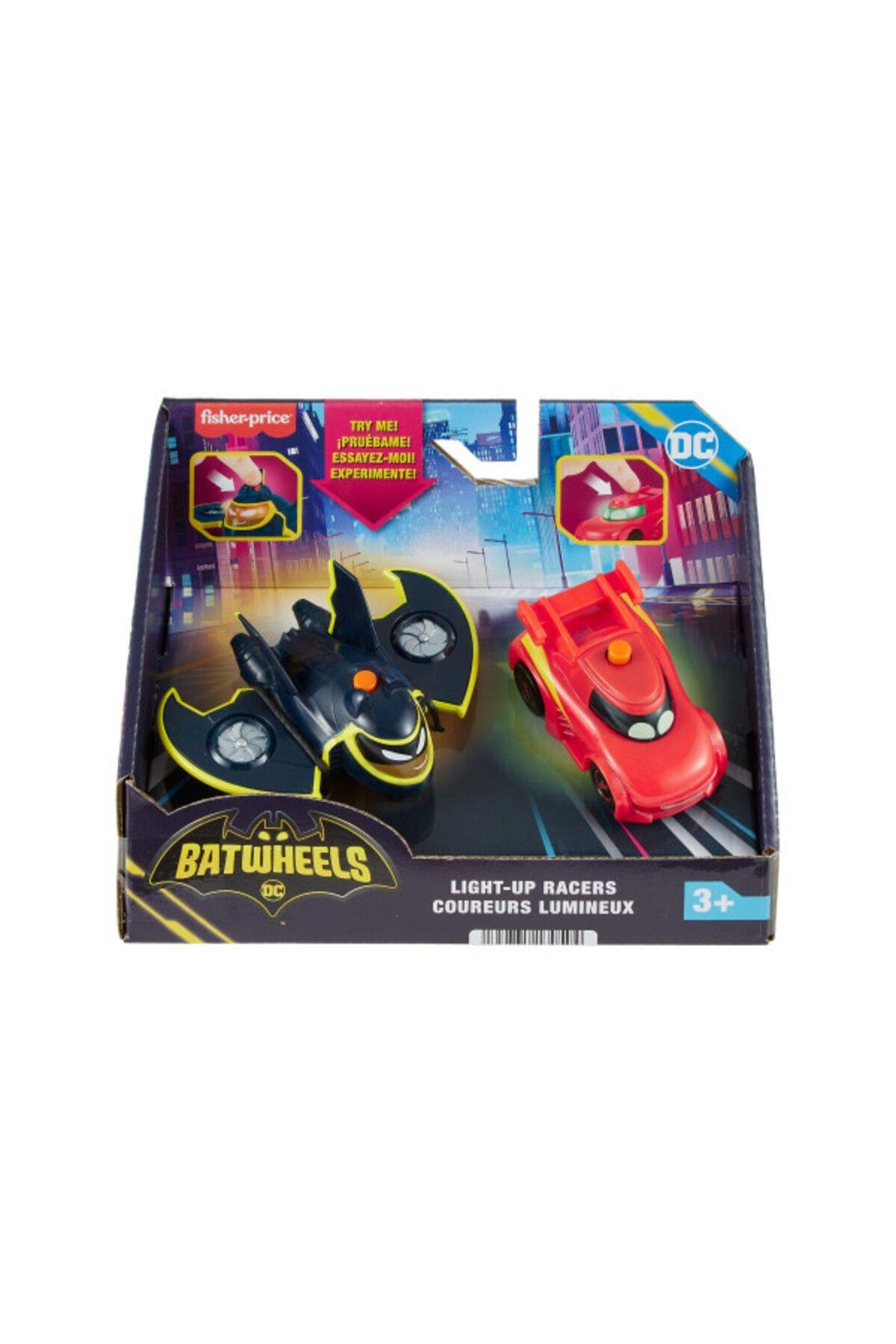 Fisher-Price Batwheels™ Işıklı Yarışçılar, Redbird ve Batwing, 2'li, çocuklar için oyuncaklar HML26-Çeşitli Figürler