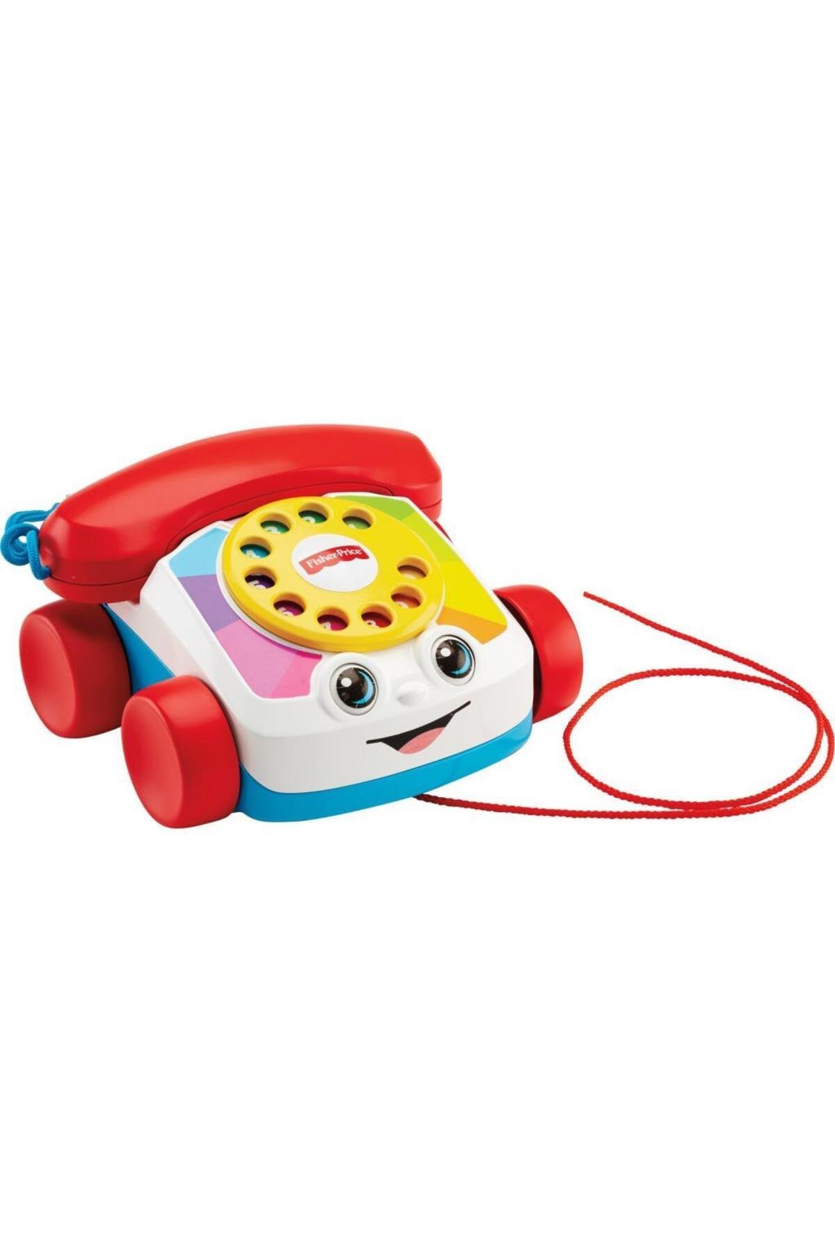 Fisher-Price Geveze Telefon, Sürüklenebilir, Klasik, Çevirmeli Oyun Telefonu FGW66-Eğitici Oyuncak