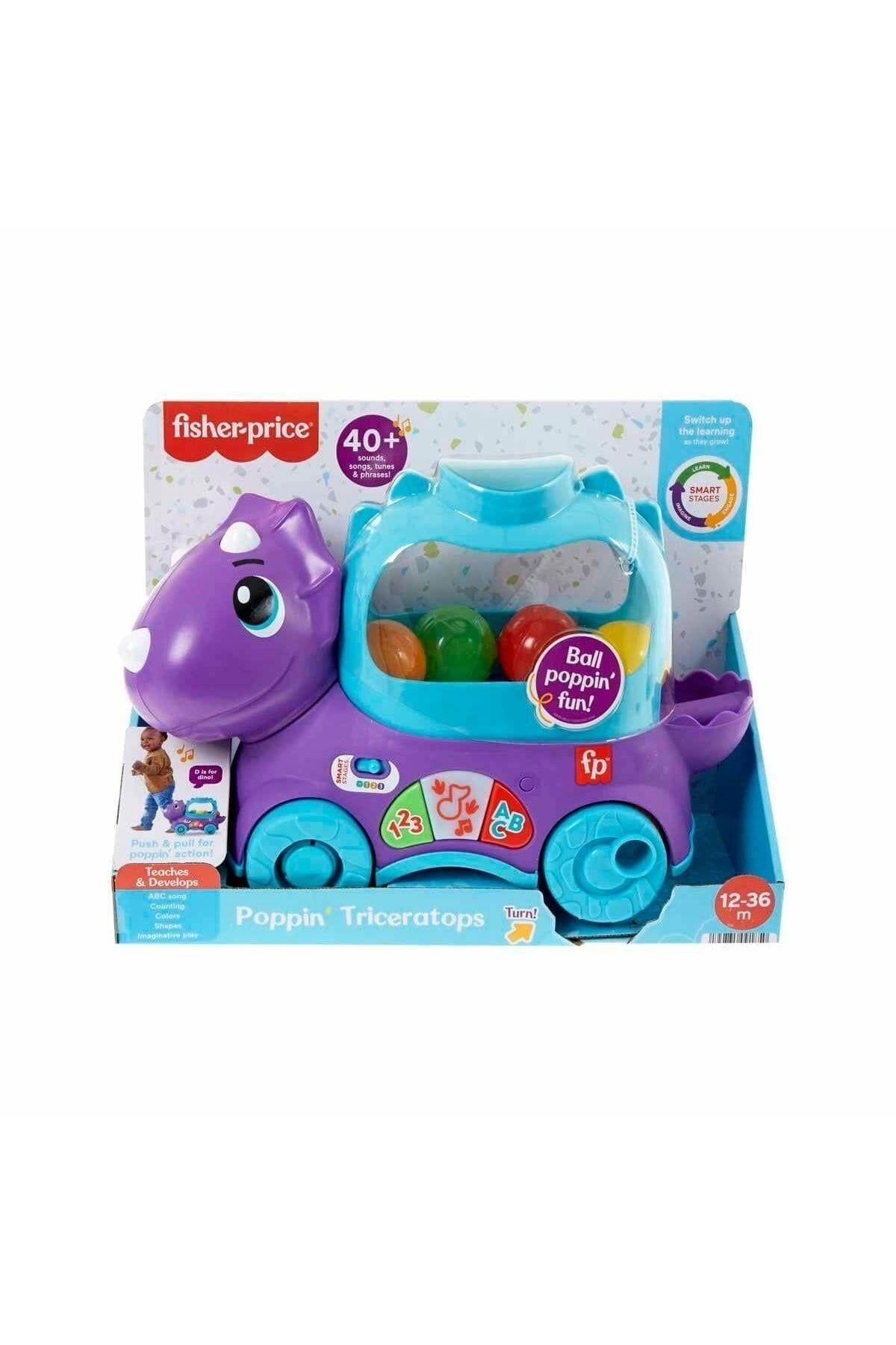 FISHER PRICE Hnr55 Fisher-price Eğlenceli Dinozor-Eğitici Oyuncak