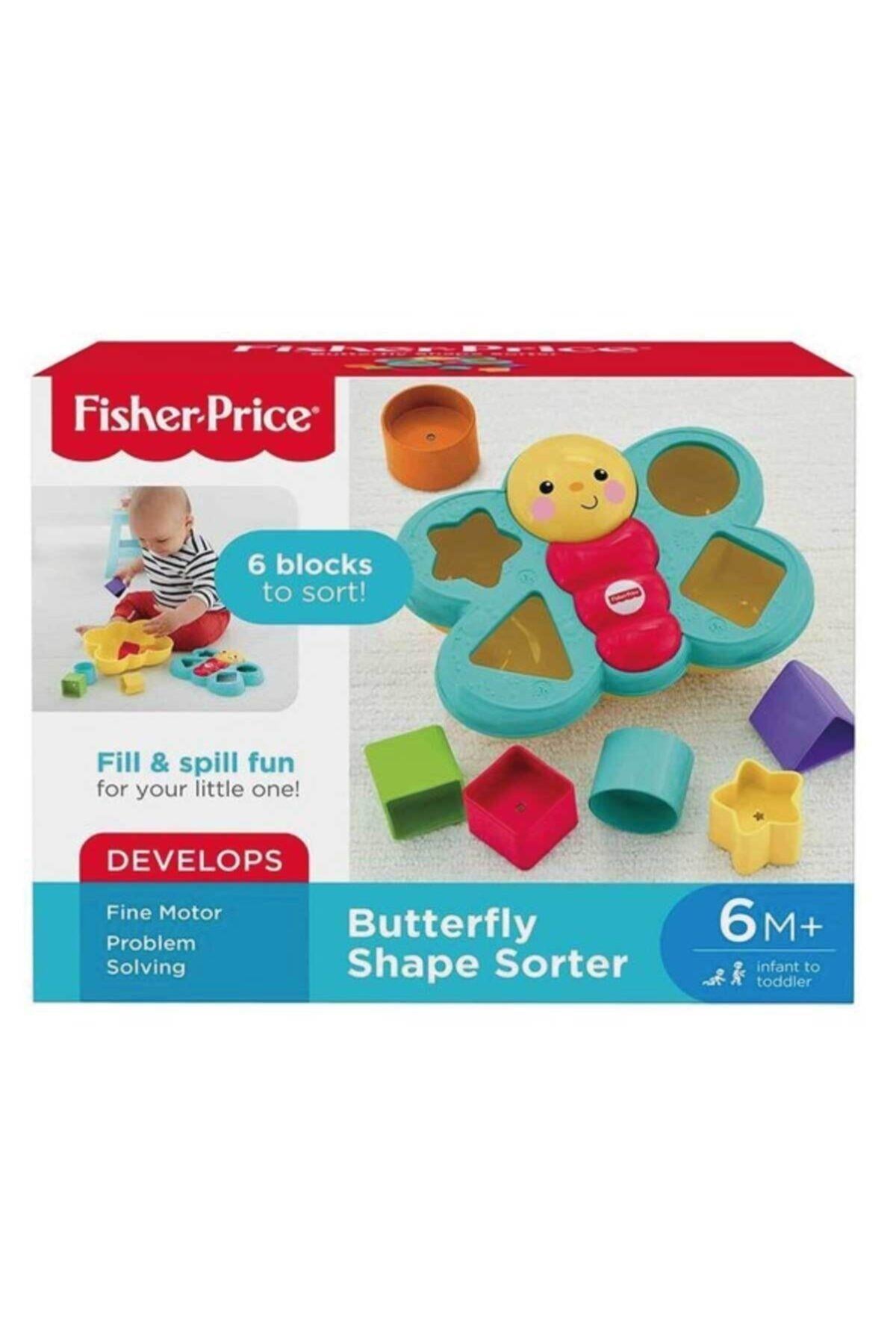 FISHER PRICE Şekil Eşleştirme Arkadaşı Kelebek-Eğitici Oyuncak