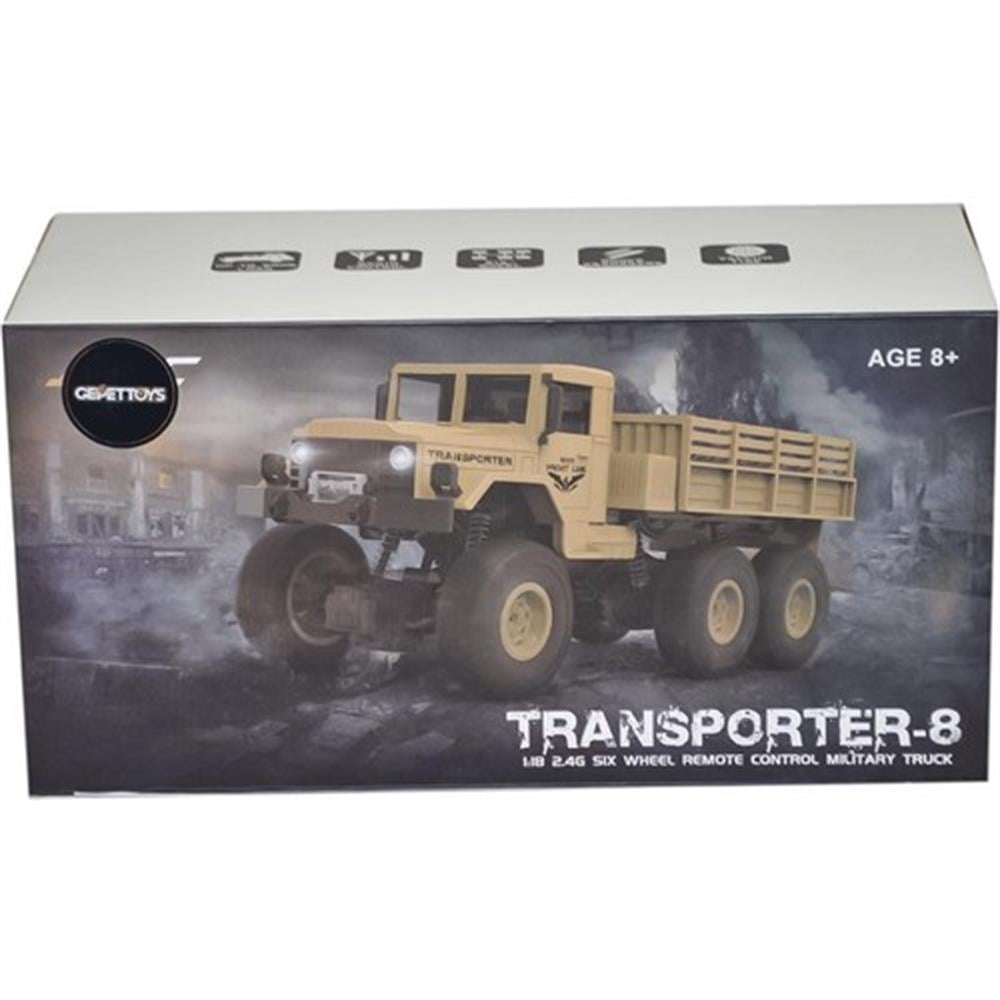 Gepettoys Q69 2 4 1 18 6x6 Askeri Araç-Uzaktan Kumandalı Araçlar