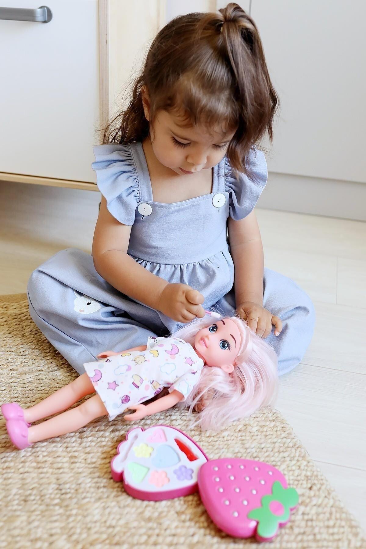 Global Toys Elissa Türkçe Konuşan Makyaj Setli Oyuncak Et Bebek-Oyuncak Bebekler