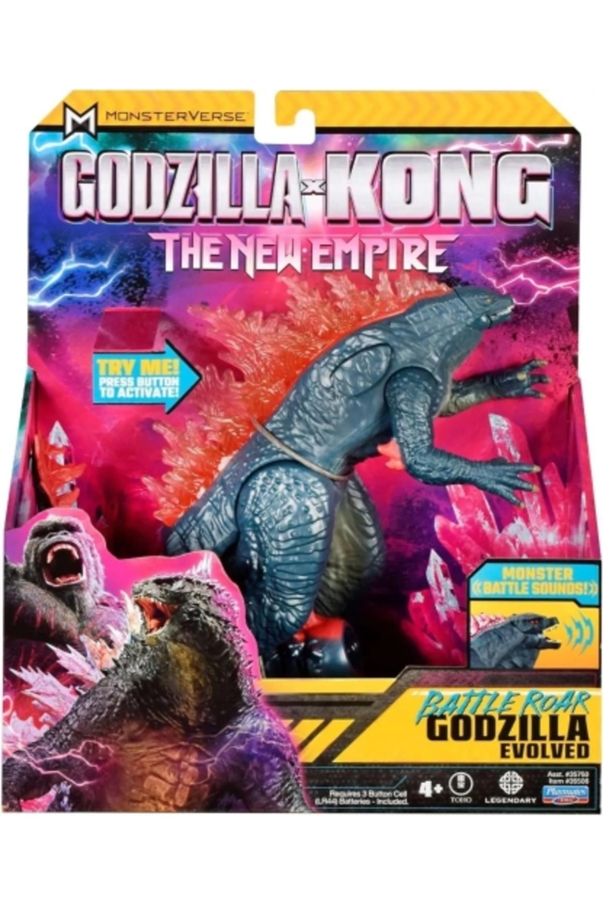 Godzilla X Kong Delüks Aksiyon Figür - Godzilla 18 cm-Karakter Figürleri