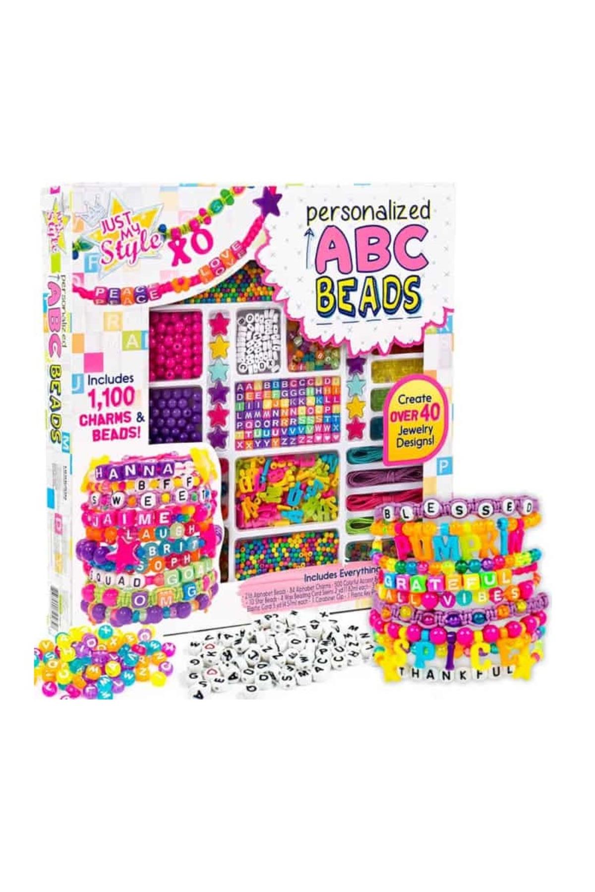 Harfli Takı Tasarım Boncuk Hobi Seti Oyuncak - Abc Beads-Kız Rol Oyuncakları