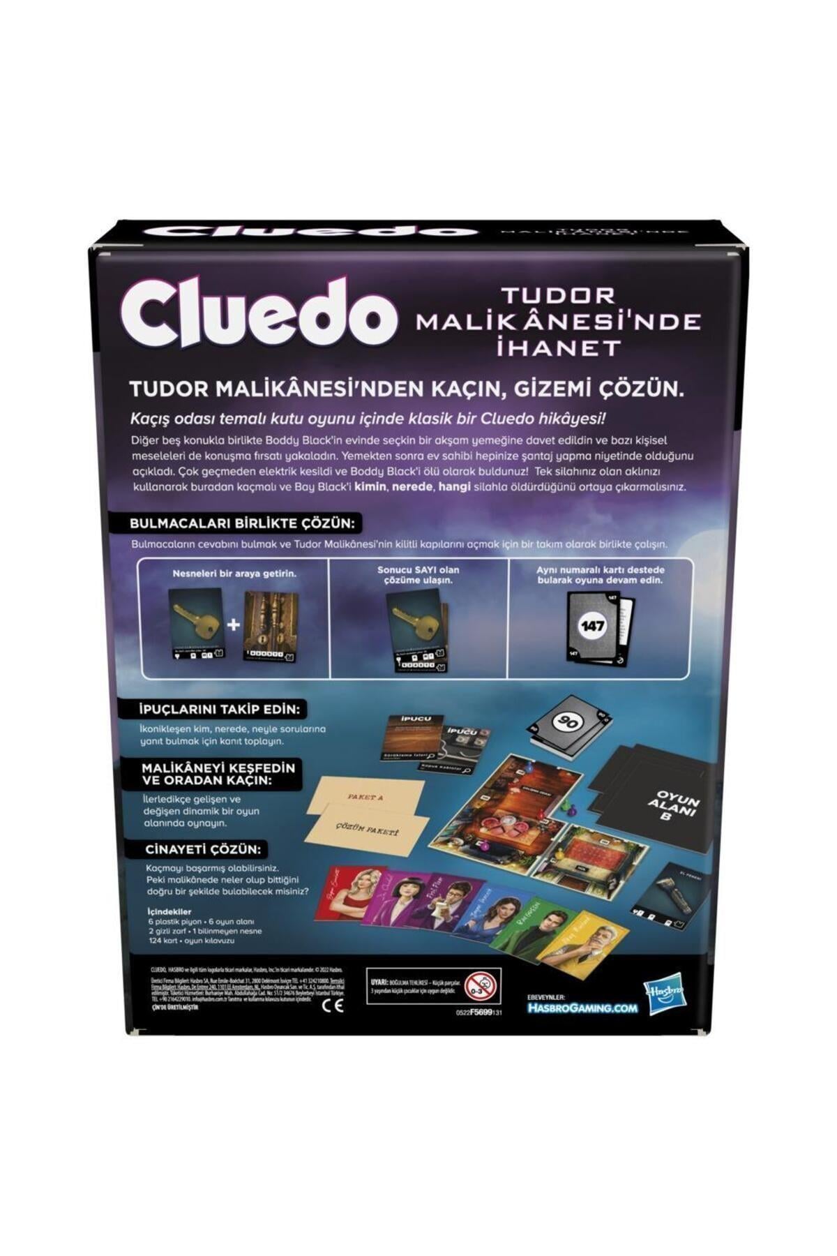 Hasbro Games Cluedo Escape F5699-Kutu Oyunları