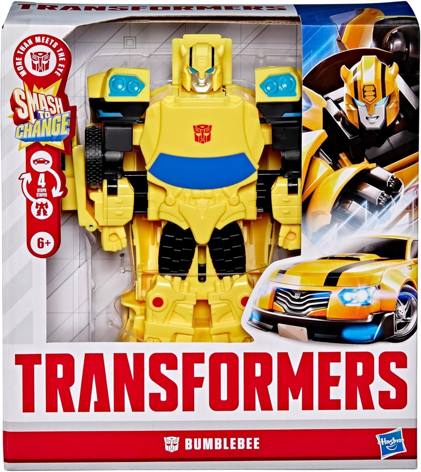 Hasbro Transformers Smash Changers Bumblebee Aksiyon Figürü G2817-Karakter Figürleri