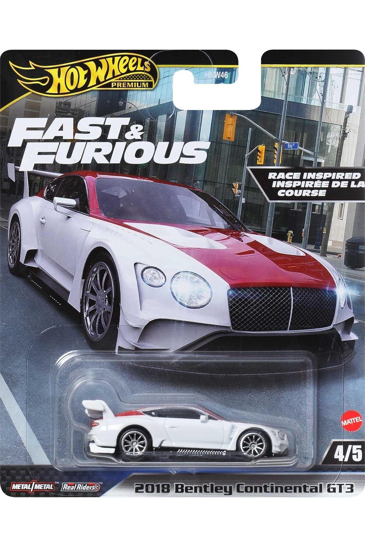 Hızlı ve Öfkeli Premium Arabalar 2018 Continental GT3 HVR63-Oyuncak Arabalar ve Kamyonlar