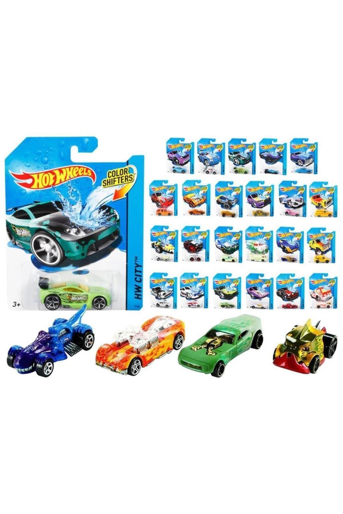 HOT WHEELS Çocuk Süper Renkli 1:64 Renk Değıştıren Araçlar Tekli Paket-Oyuncak Arabalar ve Kamyonlar
