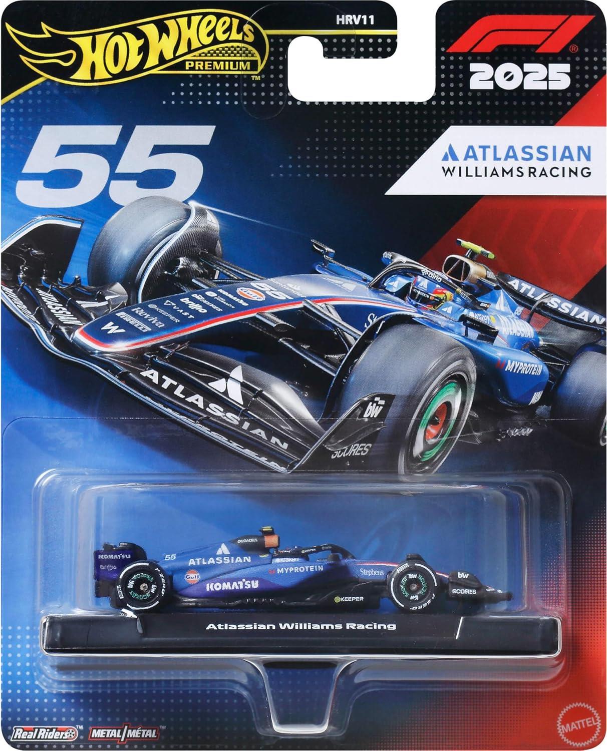 Hot Wheels F1 Williams Sainz 1:64 ölçekli JKD85-Oyuncak Arabalar ve Kamyonlar