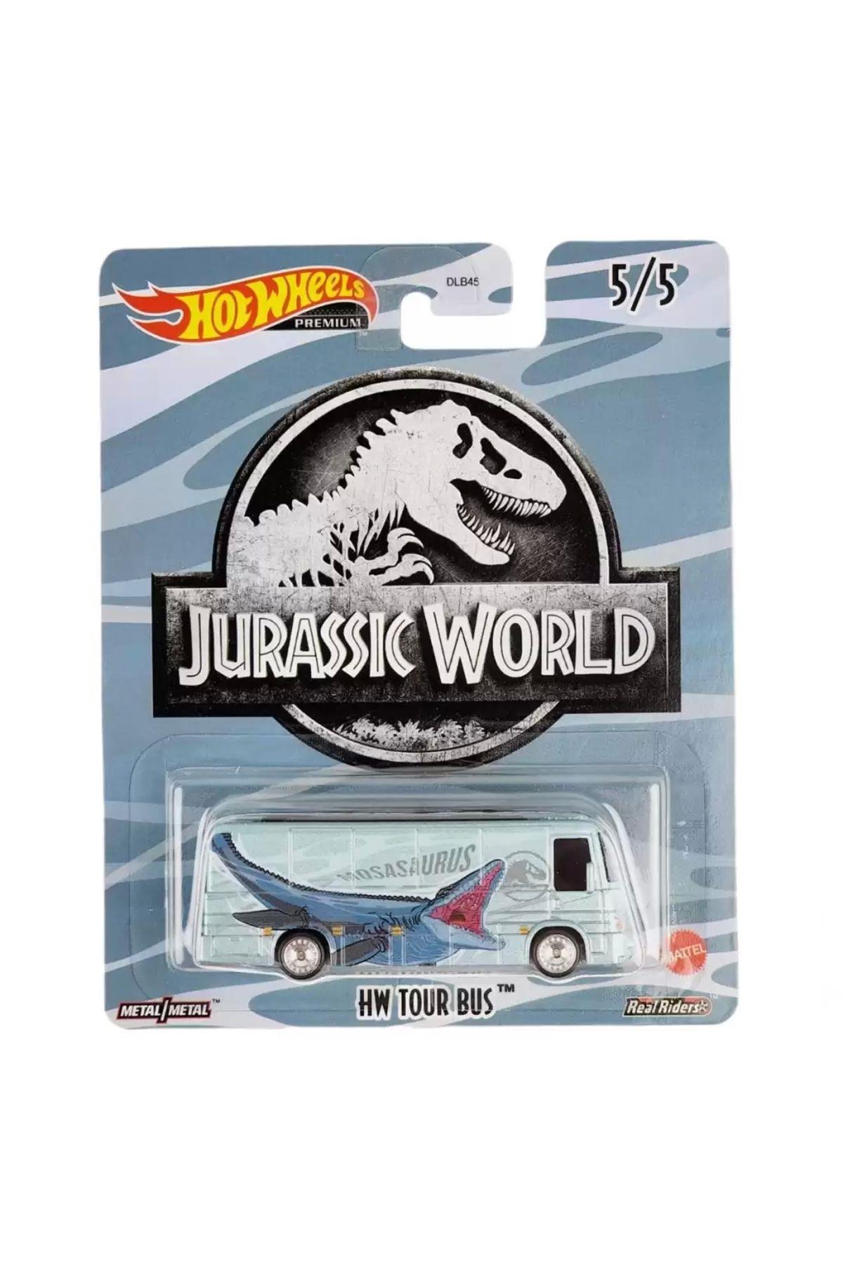 Hot Wheels Premium Jurassic World Hw Tour Bus-Oyuncak Arabalar ve Kamyonlar