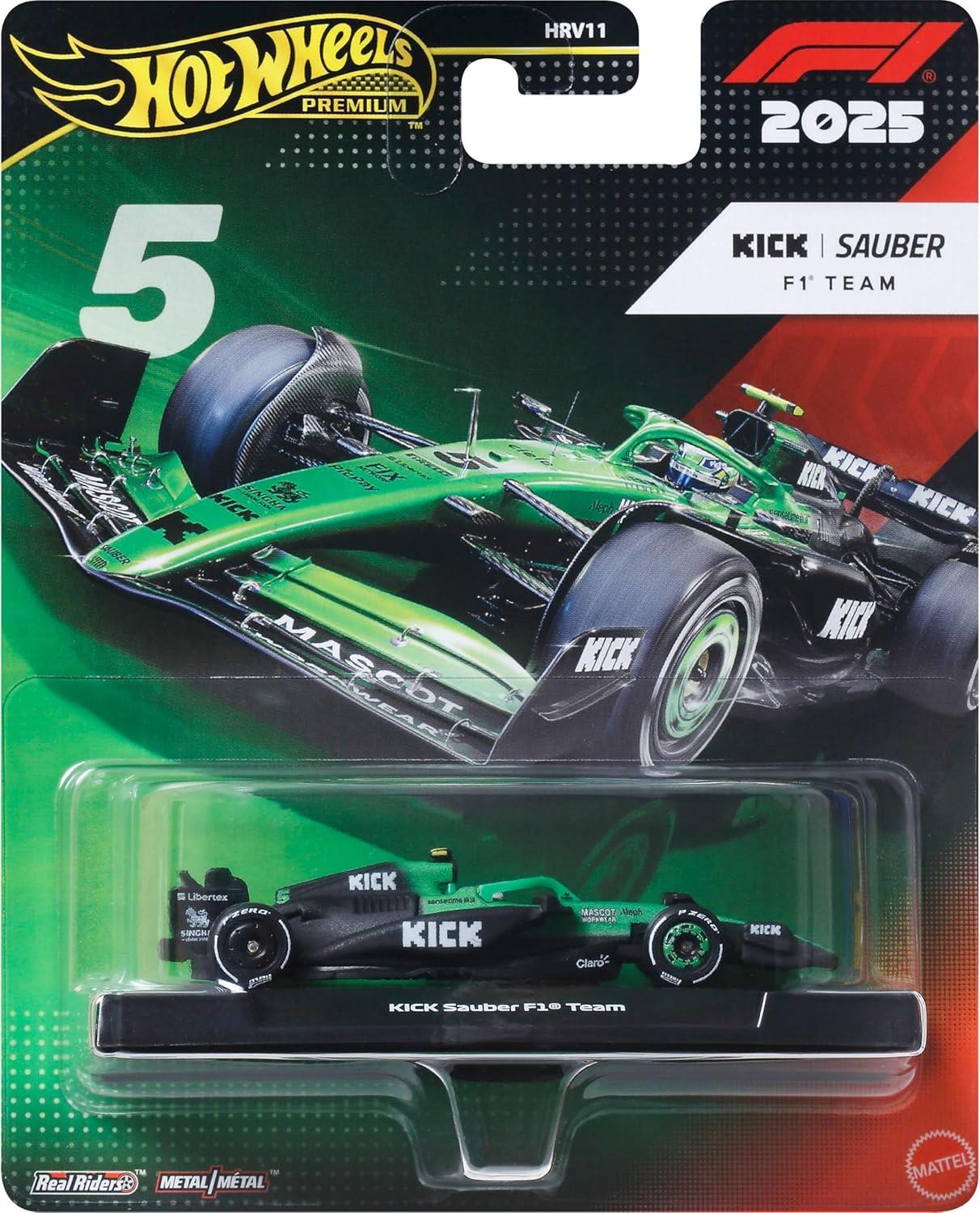 Hot WheelsF1 Sauber Bortoleto 1:64 ölçekli JKD89-Oyuncak Arabalar ve Kamyonlar