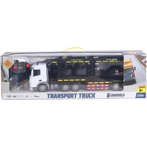 HT188 Kumandalı Şarjlı  Işıklı Transporter Tır 1:24 -Canem-Uzaktan Kumandalı Araçlar