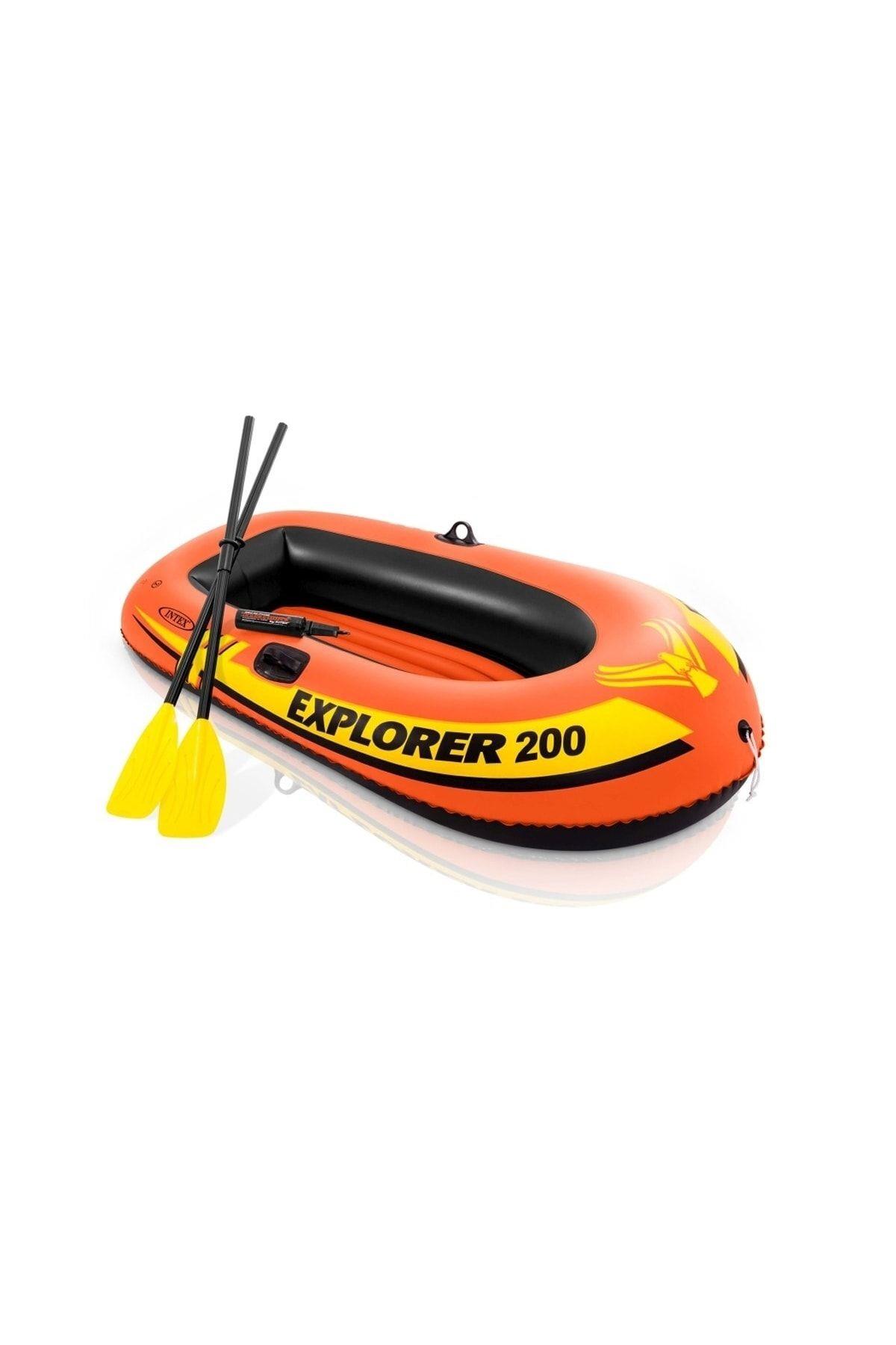 İntex Explorer 200 Pompa ve Kürekli Şişme Bot 58331-Deniz ve Havuz Ürünleri