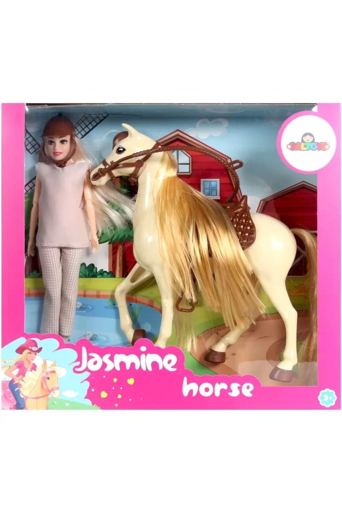 Jasmine Atlı Bebek Bej-kahve-Oyuncak Bebekler