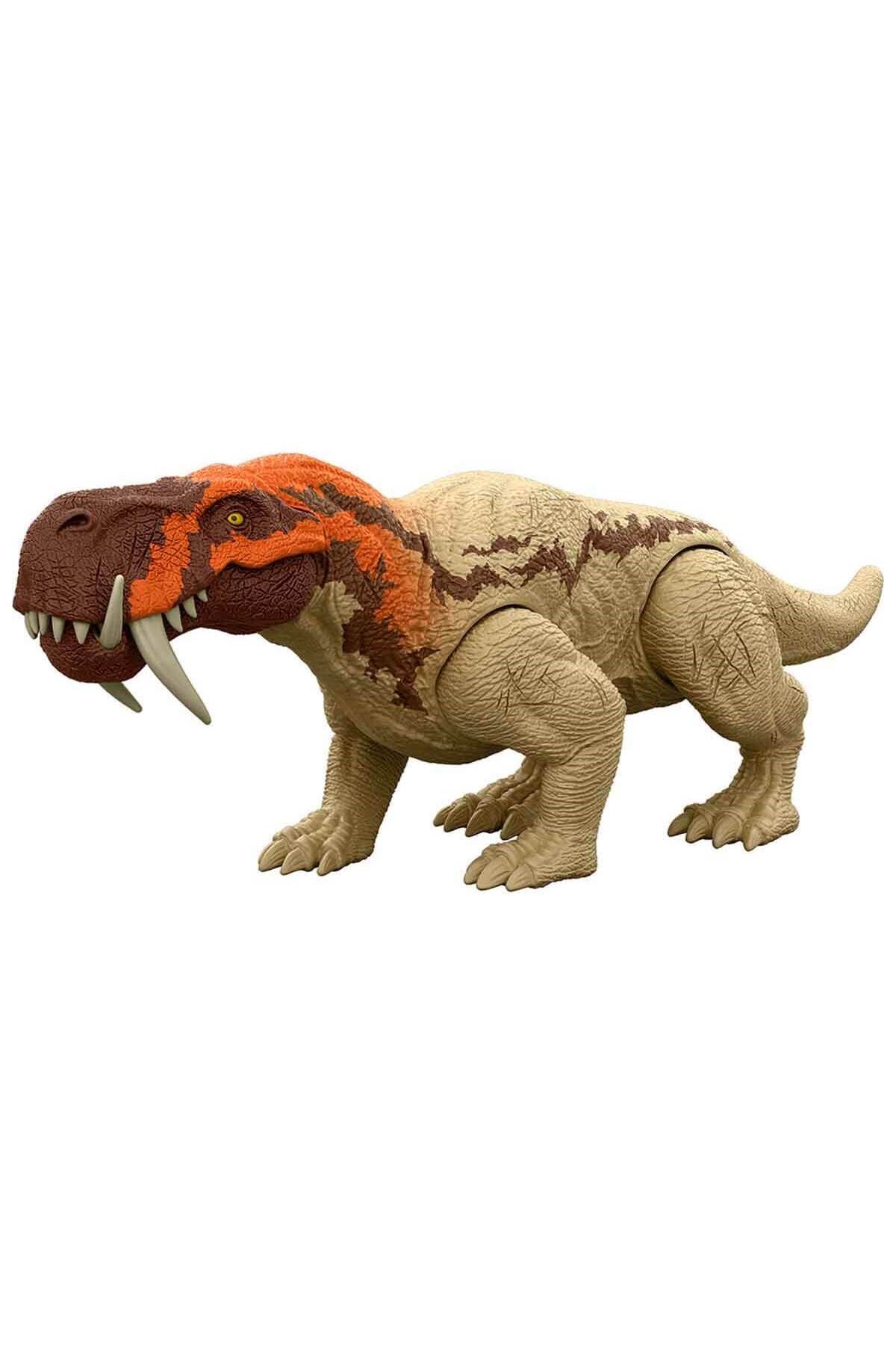 Jurassic World Hareketli Dinozor Figürü Film Serisi JGB77 - Inostrancevia Jcl58-Hayvan Figürleri