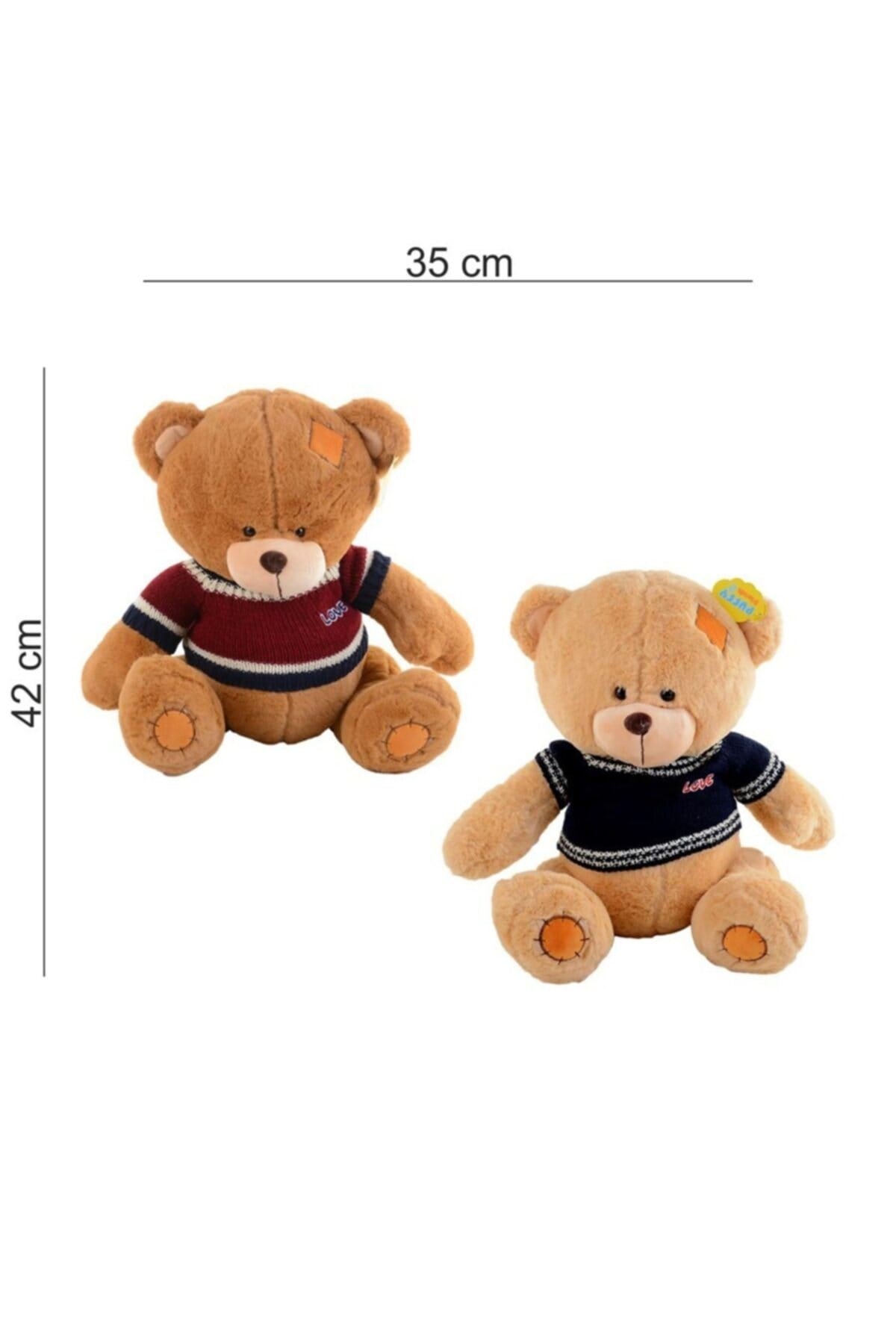 Kazaklı Peluş Ayı 42 cm-Peluş Oyuncaklar