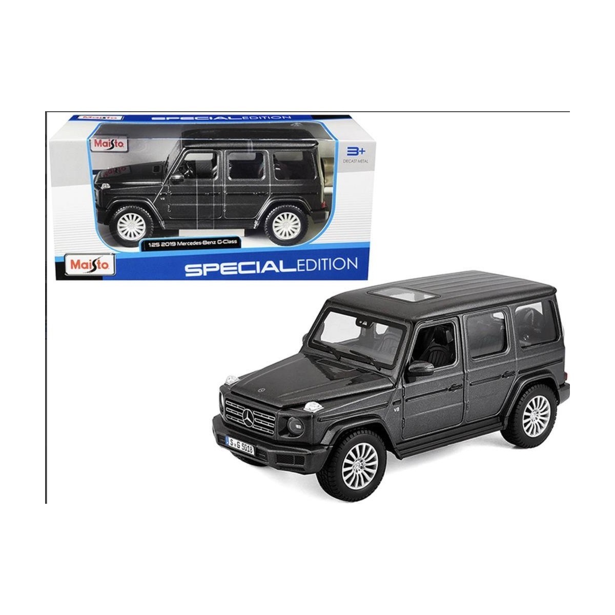 Maisto 2019 Mercedes-Benz G-Class Gri 1/24 Model Araba-Maket Araçlar