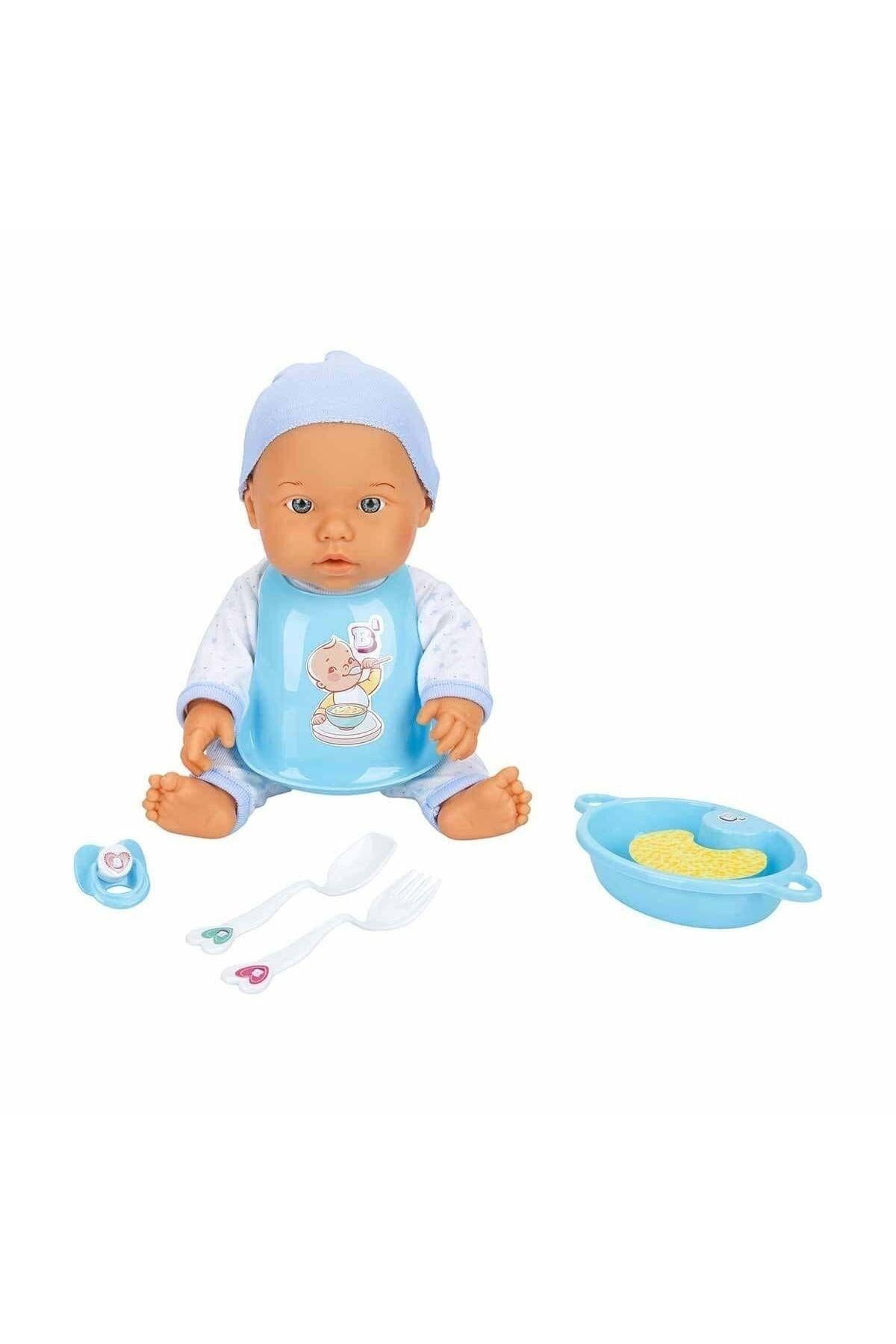 Marka 030021 , Bebelou Yemek Zamanı Sesli Bebek Seti 35 Cm / +3 Yaş-Oyuncak Bebekler