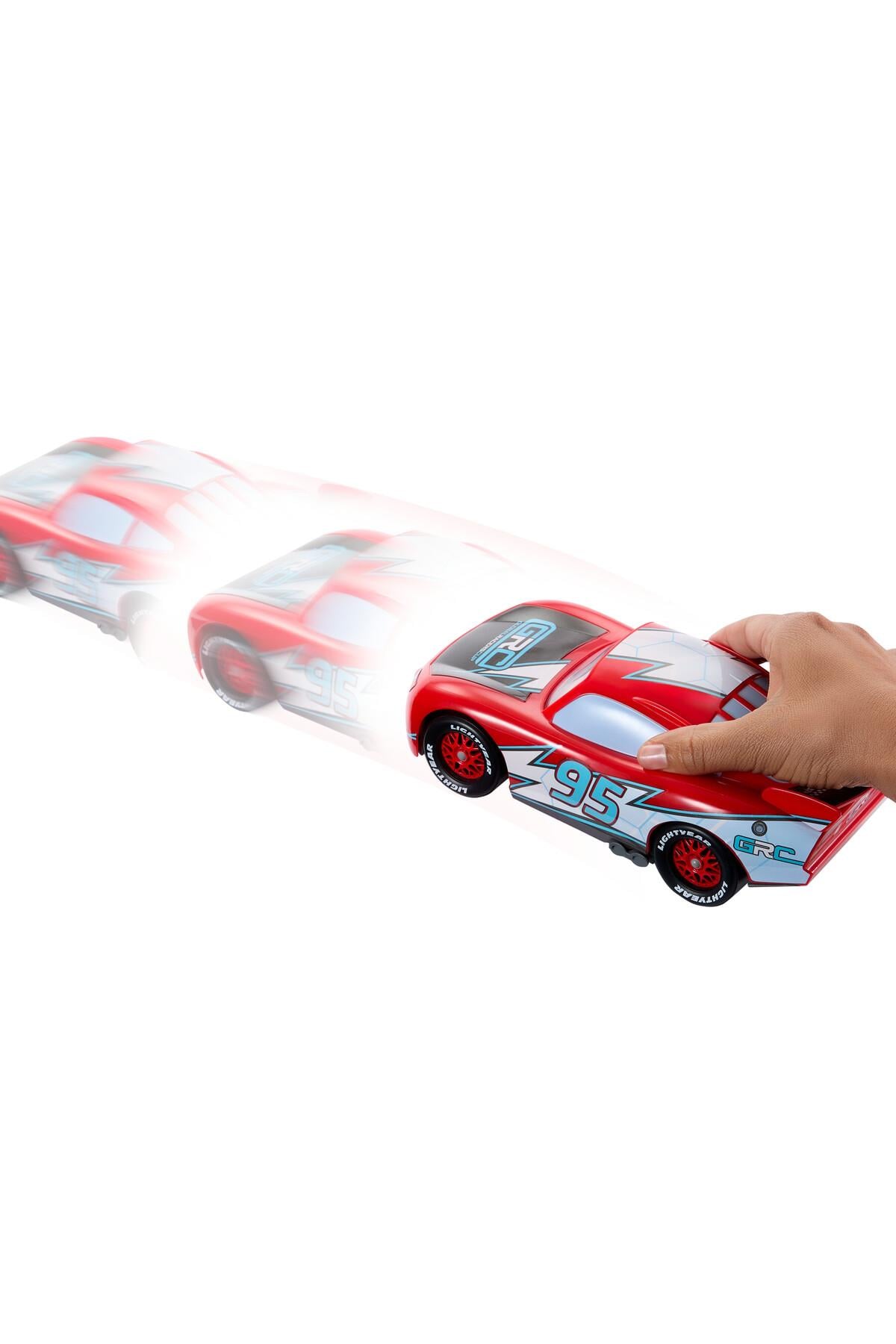 Mattel Cars Drift Atabilen Şimşek Mcqueen, 2 moda sahip oyuncak araç HXJ34-Oyuncak Arabalar ve Kamyonlar