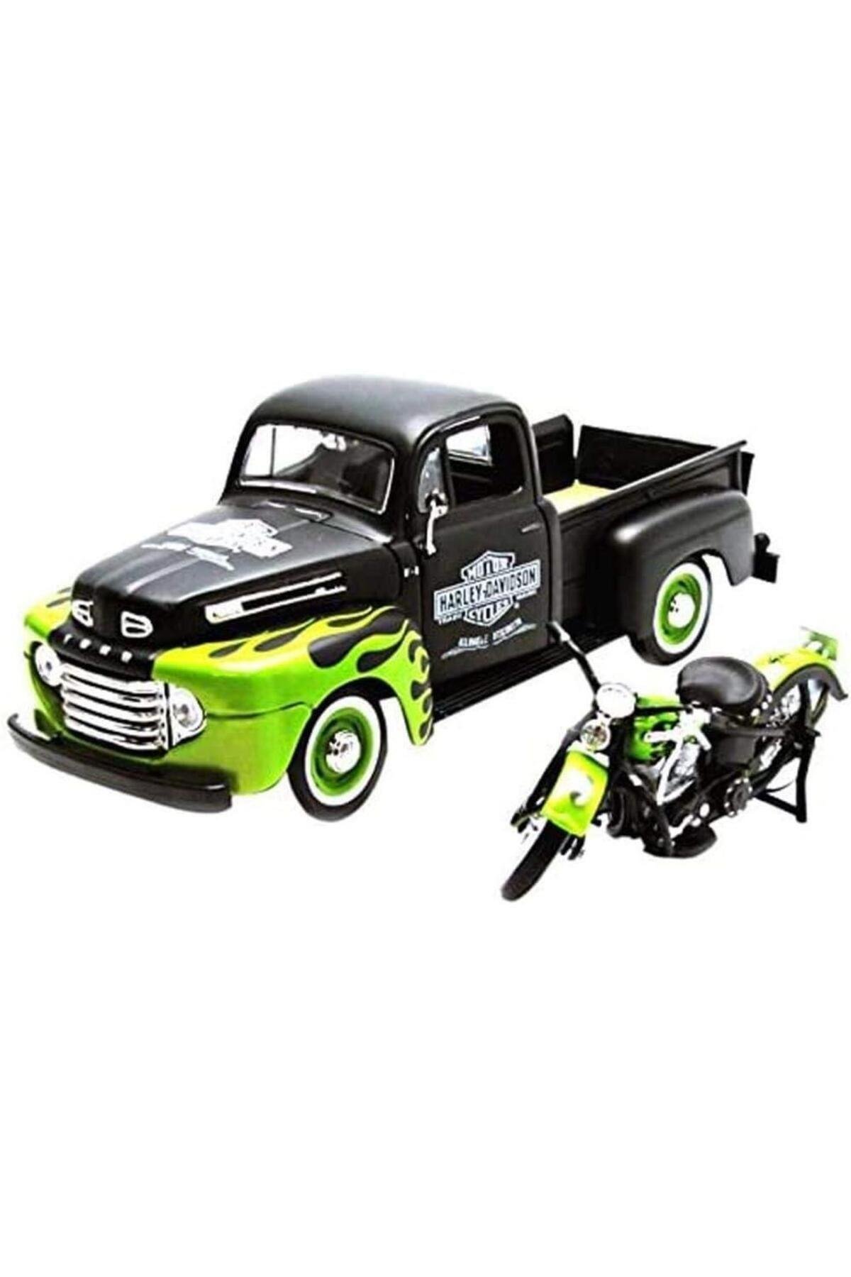 Model Araba 1:27 1948 Ford F-1 Pickup 1948 FL Panhead 32171-Maket Araçlar