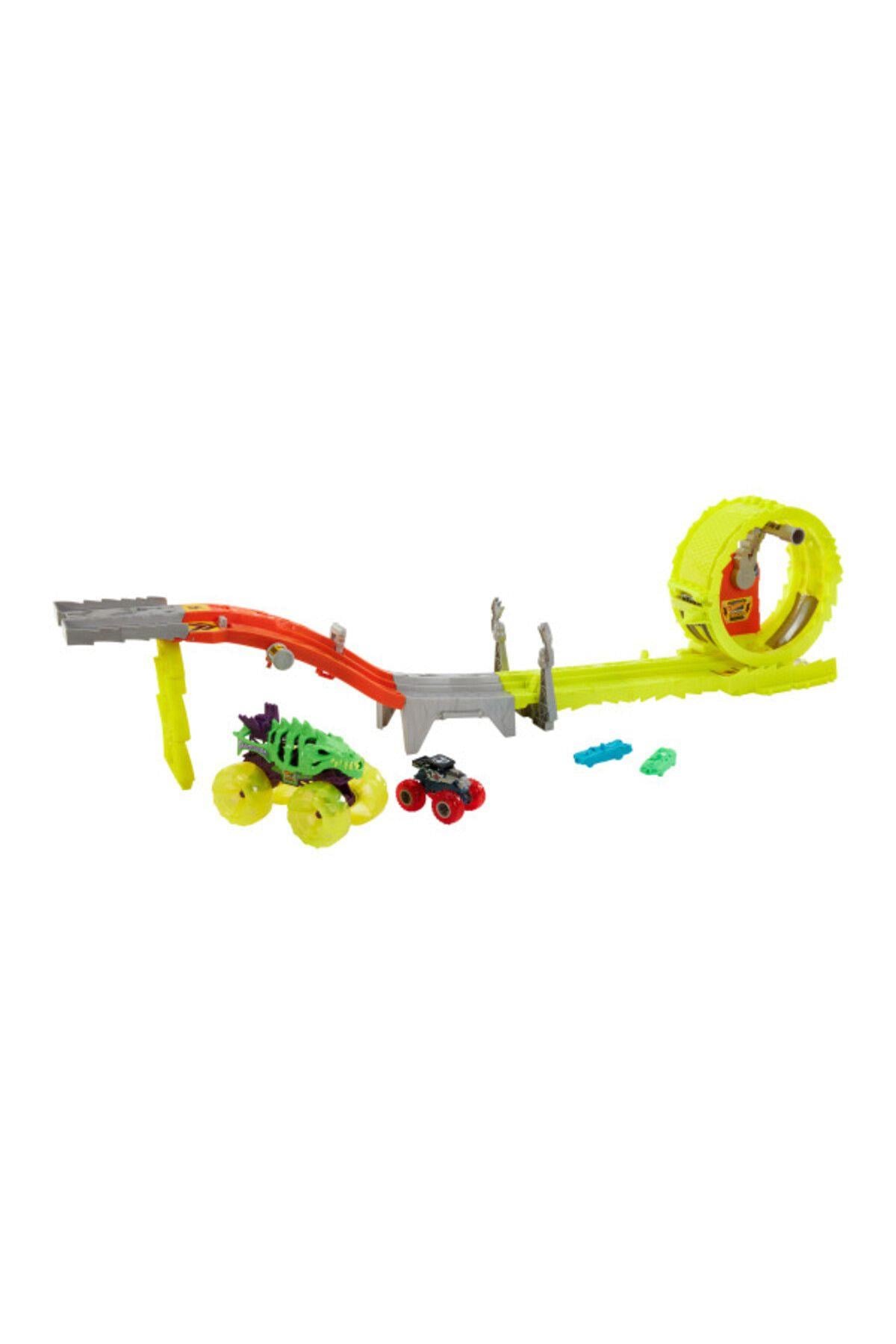 Monster Trucks Power Smashers Oyun Seti HXT05-Araba Garaj ve Setleri