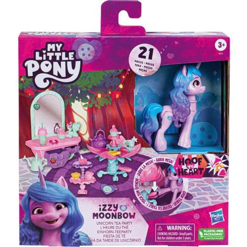 My Little Pony Izzy Moonbow Unicorn Çay Partisi F6112-Hayvan Figürleri