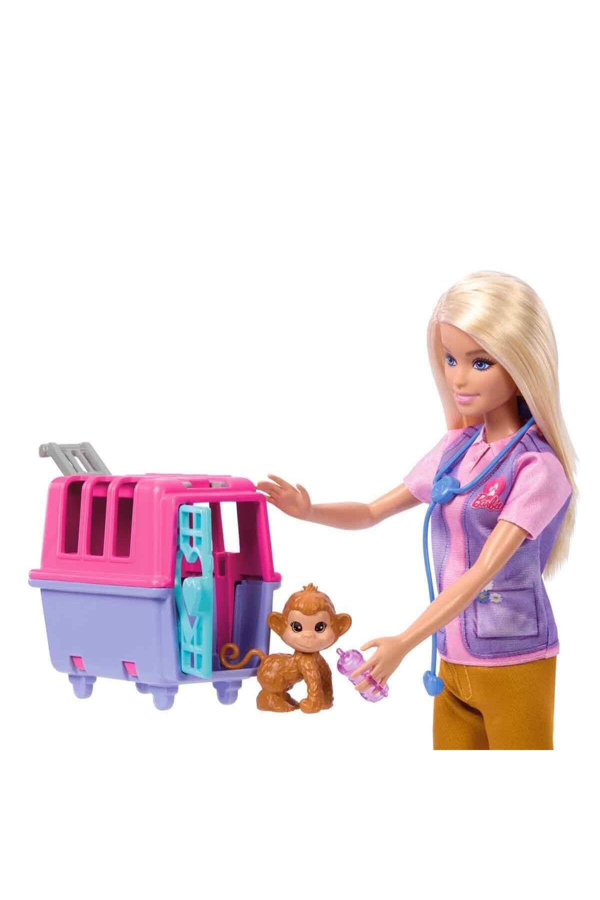 NessiWorld HRG50 Barbie Veteriner Mini Oyun Seti-Oyuncak Bebekler