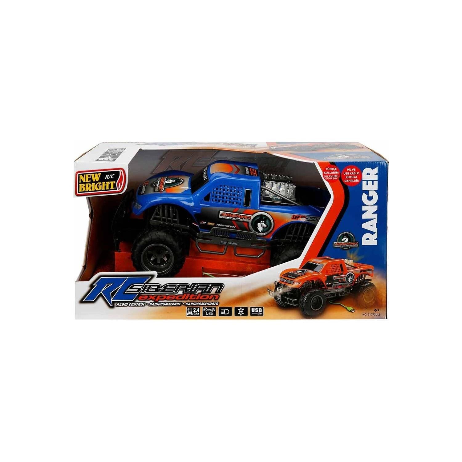 New Bright Siberian Expedition Ranger Uzaktan Kumandalı Araba 40 Cm. - Mavi-Uzaktan Kumandalı Araçlar