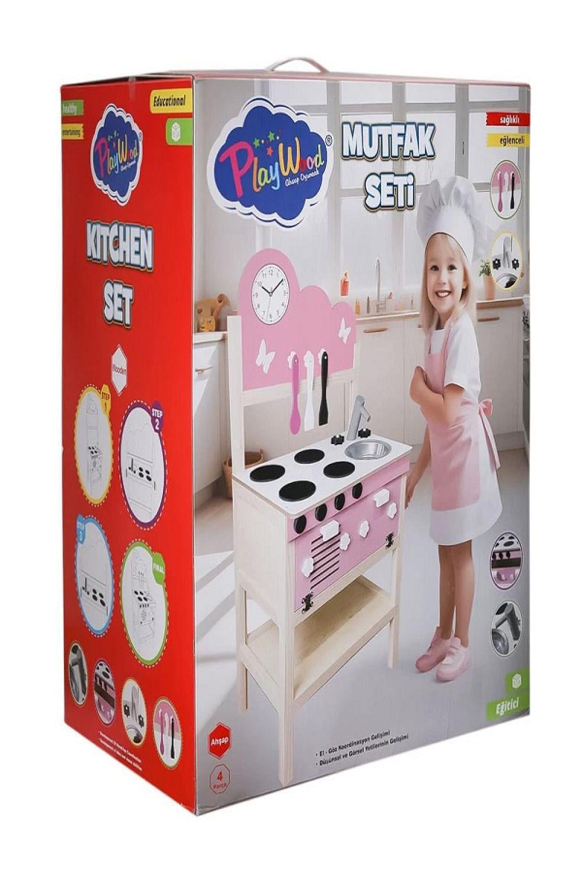 Onyıl Oyuncak Ahşap Mutfak Seti-Eğitici Oyuncak